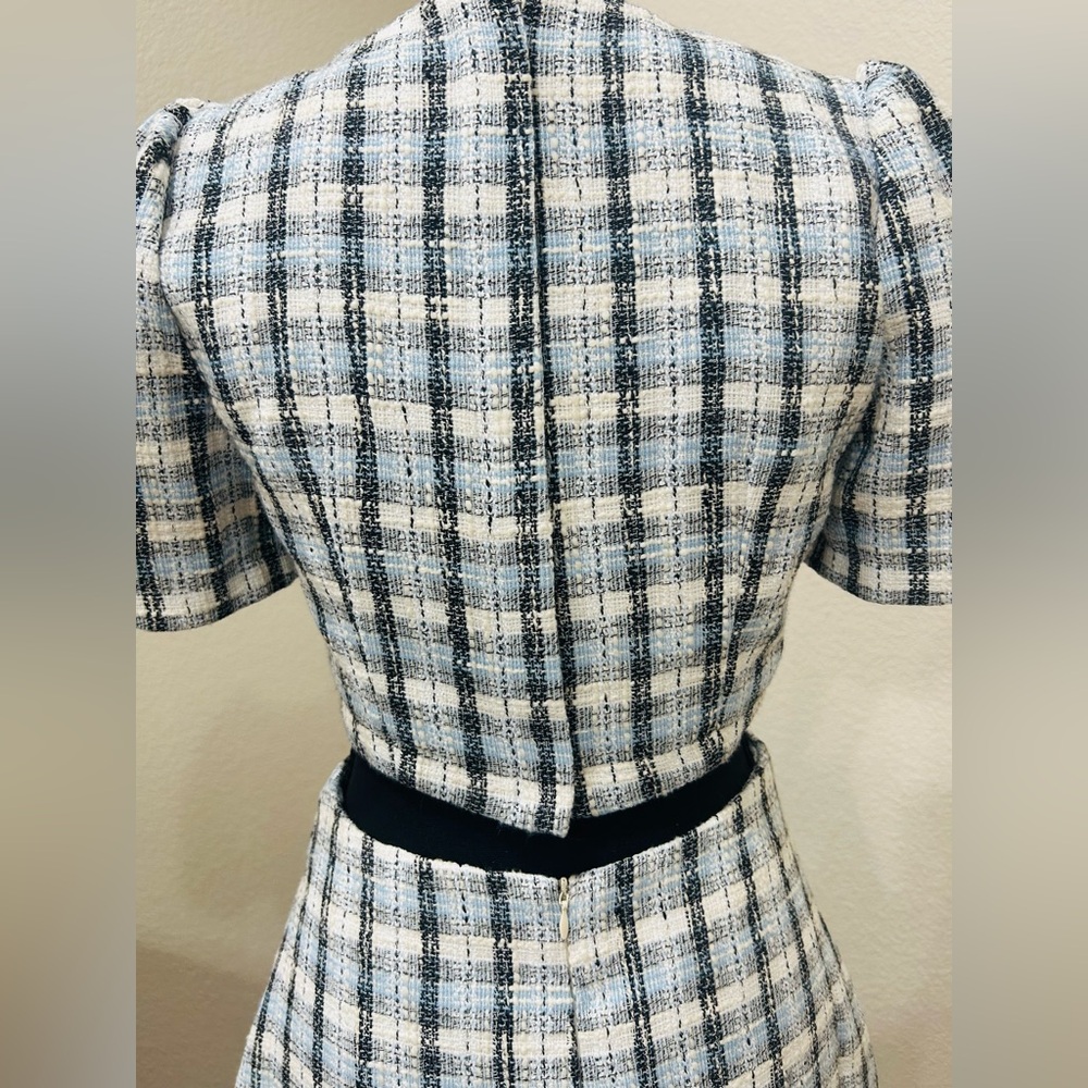 Serenette Tweed Short sleeve 2 piece skirt and top - Picture 6 of 8